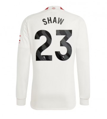 Manchester United Luke Shaw #23 Tredje Tröja 2023-24 Långärmad